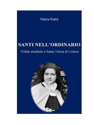 cover image of Santi nell'ordinario